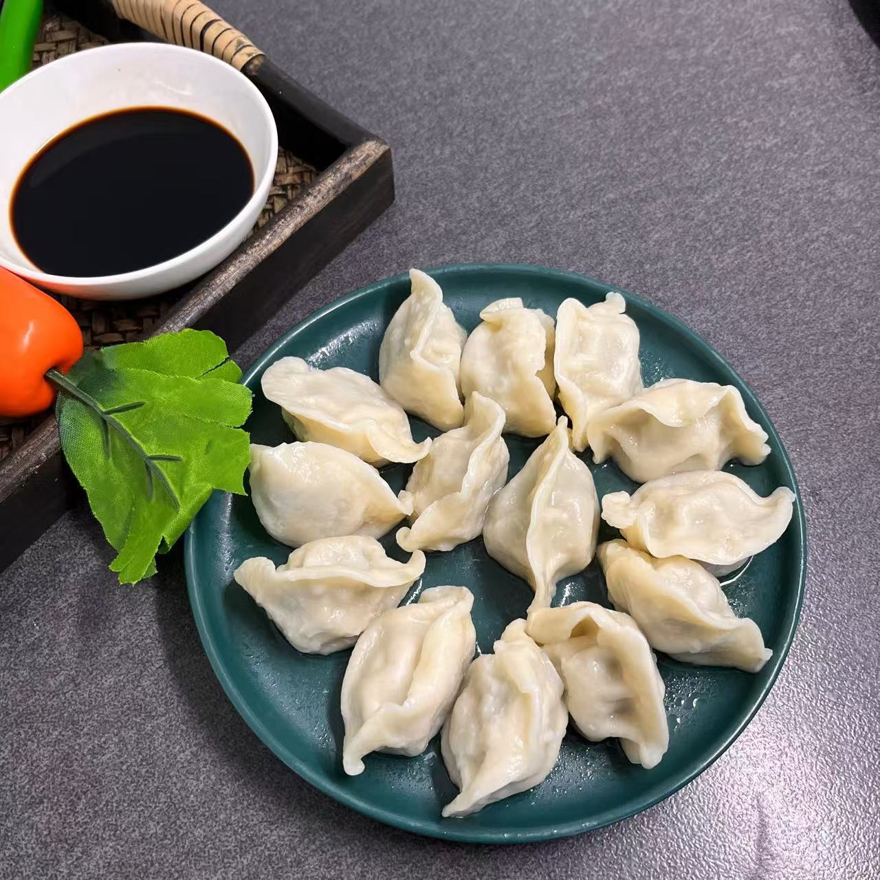 牛羊肉沙葱水饺